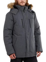Płaszcz zimowy męski Fundango Spirit. Zielone płaszcze męskie Fundango, na zimę, m, bez wzorów, z poliesteru, eleganckie. Za 399.00 zł.