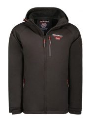 Geographical Norway Kurtka softshellowa "Takito" w kolorze czarnym rozmiar: L. Czarne kurtki outdoor męskie Geographical Norway, l, bez wzorów, bez kaptura. Za 178.79 zł.