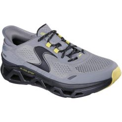 Buty sportowe męskie Skechers Glide step Altus. Szare buty sportowe na co dzień męskie Skechers, z materiału, bez zapięcia. Za 590.00 zł.