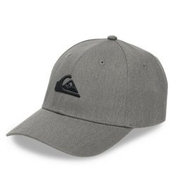 Czapka z daszkiem Quiksilver. Szare czapki męskie Quiksilver, bez wzorów. Za 79.99 zł.