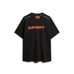 T-shirt casual z logo Superdry Tech. Czarne t-shirty męskie Superdry., s, bez wzorów, z bawełny, bez kołnierzyka. Za 137.50 zł.