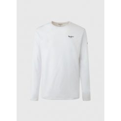 Koszulka z długim rękawem Pepe Jeans Original Basic 2. Białe koszulki męskie z długim rękawem Pepe Jeans, m, z jeansu. Za 130.00 zł.