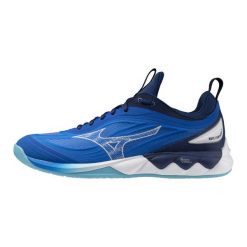 Buty halowe Mizuno Wave Luminous. Białe obuwie do biegania damskie Mizuno, mizuno wave. Za 850.99 zł.