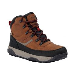 Wygodne Buty Męskie Renford. Brązowe buty trekkingowe męskie Regatta, z materiału, bez zapięcia, trekkingowe. Za 353.99 zł.