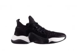 Trampki John Doubare 1812-2 Czarny, Skóra naturalna - 43. Czarne trampki i tenisówki męskie John Doubare, bez wzorów, z materiału, bez zapięcia. W wyprzedaży za 179.10 zł.