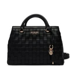 Torebka Guess. Czarne torebki klasyczne damskie Guess, z aplikacjami, bez dodatków. Za 799.99 zł.