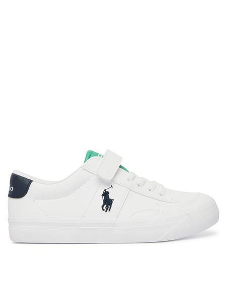 Polo Ralph Lauren Sneakersy RL04836102 Biały. Białe buty sportowe chłopięce Polo Ralph Lauren, ze skóry, bez zapięcia. Za 369.99 zł.