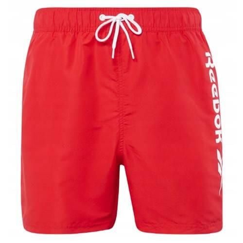 Spodnie do wody męskie Reebok Yestin. Czerwone spodnie sportowe męskie Reebok, z materiału. Za 83.30 zł.