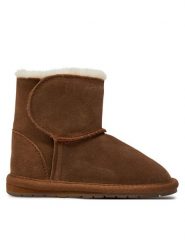 EMU Australia Śniegowce Toddle B10737 Brązowy. Brązowe śniegowce dziewczęce Emu Australia, ze skóry. Za 259.99 zł.