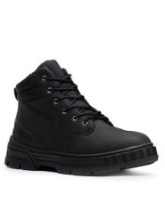 Action Boy Trapery AVO-70161-001 Czarny. Czarne buty zimowe chłopięce Action Boy, ze skóry. Za 159.99 zł.