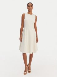 LAUREN RALPH LAUREN Sukienka koktajlowa 200980935002 Écru Slim Fit. Sukienki damskie Lauren Ralph Lauren, bez wzorów, z wiskozy, wizytowe, bez kołnierzyka, bez ramiączek. Za 989.99 zł.