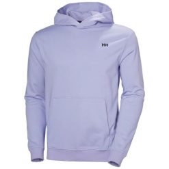 Bluza Helly Hansen Core Graphic. Fioletowe bluzy bez kaptura męskie Helly Hansen, l, z bawełny. Za 409.50 zł.