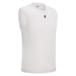 Tank top Macron Mp 151 Hero x5. Białe topy sportowe damskie Macron, na lato, s, bez wzorów, z materiału, bez ramiączek. Za 263.70 zł.