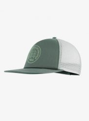 Czapka z daszkiem Rab Cirque Print Cap - sage/pewter. Zielone czapki męskie RAB, bez wzorów, z materiału. Za 137.49 zł.