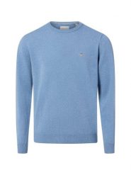 Gant sweter wełniany Mężczyźni Wełna niebieski, L. Niebieskie swetry męskie Gant, l, bez wzorów, z wełny, bez kołnierzyka. Za 699.95 zł.
