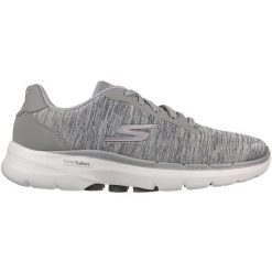 Buty sportowe damskie Skechers Go Walk 6 Magic Me. Szare buty sportowe na co dzień damskie Skechers, bez wzorów. Za 390.00 zł.