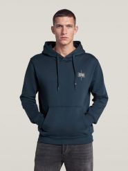 G-Star Bluza w kolorze granatowym rozmiar: L. Niebieskie bluzy z kapturem męskie G-Star, l, z bawełny. Za 200.95 zł.