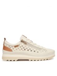 Pikolinos Półbuty Vigo W3W-6841C1 Biały. Białe półbuty damskie Pikolinos, bez wzorów, ze skóry, bez obcasa, na płaskiej podeszwie. Za 599.99 zł.