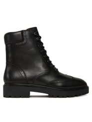 LAUREN RALPH LAUREN Trzewiki Alysns Lup 802980063001 Czarny. Czarne botki damskie Lauren Ralph Lauren, ze skóry, bez obcasa, na płaskiej podeszwie, bez zapięcia. Za 1,069.00 zł.