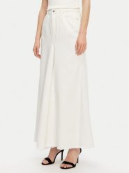 Guess Spódnica ołówkowa W5GD95 D5N92 Biały Regular Fit. Białe spódniczki damskie Guess, z aplikacjami, z bawełny, ołówkowe. Za 329.99 zł.