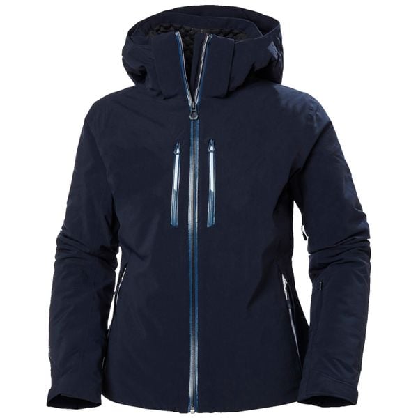 Damska kurtka narciarska Helly Hansen Alphelia lifaloft. Niebieskie kurtki narciarskie i snowboardowe damskie Helly Hansen, xs, bez wzorów, bez kaptura, narciarskie. W wyprzedaży za 2,148.00 zł.