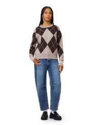 Scotch & Soda Sweter w kolorze szarobrązowo-ciemnobrązowym rozmiar: XS. Brązowe swetry klasyczne damskie Scotch & Soda, xs, bez kołnierzyka. Za 259.95 zł.