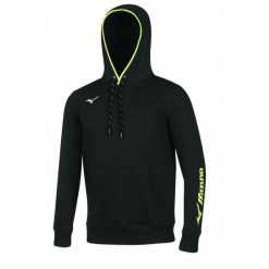 Bluza z kapturem Mizuno Team. Czarne bluzy sportowe męskie Mizuno, l, z poliesteru. Za 234.00 zł.