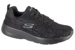 Buty sportowe Sneakersy damskie, Dynamight 2.0 - Homespun. Czarne buty sportowe na co dzień damskie Skechers, bez wzorów, z materiału, trekkingowe. Za 229.99 zł.