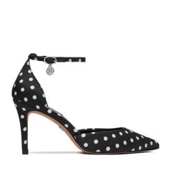 Szpilki Nine West. Czarne szpilki Nine West, bez wzorów, bez obcasa. Za 229.99 zł.