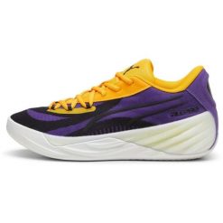Buty sportowe Puma All Pro NITRO. Niebieskie buty sportowe na co dzień damskie Puma, bez wzorów, trekkingowe. W wyprzedaży za 390.00 zł.