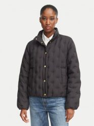 Tommy Hilfiger Kurtka puchowa WW0WW49855 Czarny Regular Fit. Czarne kurtki damskie Tommy Hilfiger, l, bez wzorów, z puchu, bez kaptura. Za 949.99 zł.