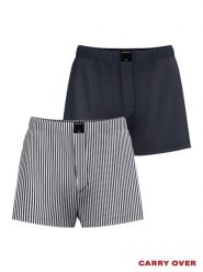 Bjorn_borg COTTON STRETCH WOVEN BOXER SHORTS 2p - MULTIPACK 3. Niebieskie bokserki męskie Björn Borg, bez wzorów. Za 249.50 zł.