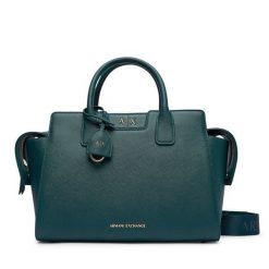 Torebka Armani Exchange. Zielone torebki klasyczne damskie Armani Exchange, bez wzorów, bez dodatków. Za 704.99 zł.