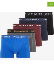Jack & Jones Kolorowe bokserki (5 par) rozmiar: S. Bokserki męskie Jack & Jones, bez wzorów. Za 102.19 zł.