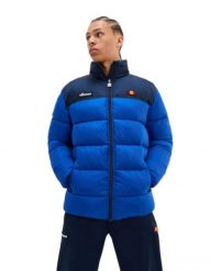 Kurtka ocieplana męska Ellesse Caloroso Padded. Niebieskie kurtki treningowe męskie Ellesse, na jesień, m, bez wzorów, z materiału. Za 339.99 zł.