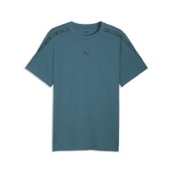 Męska koszulka Essentials Tape PUMA. Szare t-shirty sportowe męskie Puma, m, bez ramiączek, do biegania. Za 109.00 zł.