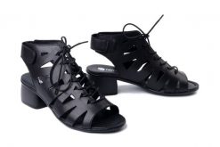 RIEKER REMONTE R8776-00 black, sandały damskie. Czarne sandały damskie Rieker Remonte, bez wzorów, bez obcasa. Za 311.92 zł.