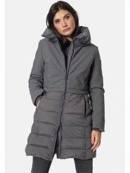 Northwood Płaszcz przejściowy "Anfisa" w kolorze szarym rozmiar: M. Szare płaszcze damskie Northwood, m, bez wzorów. Za 365.48 zł.