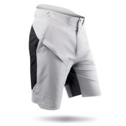 Spodenki żeglarskie techniczne pokładowe dla mężczyzn Zhik Elite. Szare szorty męskie ZHIK, bez kołnierzyka. W wyprzedaży za 583.00 zł.