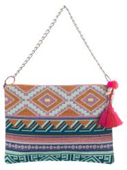 Isla Bonita by SIGRIS Torebka ze wzorem - 30 x 21 x 6 cm rozmiar: onesize. Torebki klasyczne damskie Isla Bonita by SIGRIS, bez wzorów, z materiału, bez dodatków. Za 83.42 zł.