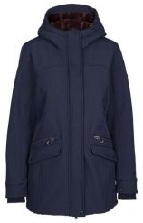 Trespass Anza - Damska kurtka softshellowa Navy Marl. Niebieskie kurtki damskie Trespass, m, bez wzorów, z futra, bez kaptura. Za 281.80 zł.