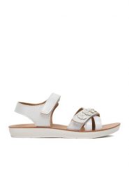 DeeZee Sandały CEO-S3S16619 Biały. Białe sandały dziewczęce DeeZee, z materiału, bez zapięcia. Za 69.99 zł.