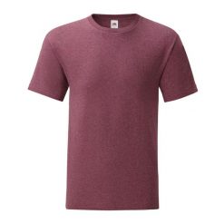 Koszulka Unisex Dla Dorosłych Iconic Heather. Brązowe bluzki damskie Fruit of the Loom, m, bez wzorów, sportowe, bez kołnierzyka, bez ramiączek. Za 35.99 zł.