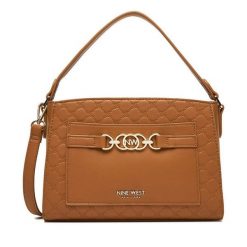 Torebka Nine West. Brązowe torebki klasyczne damskie Nine West, bez wzorów, bez dodatków. Za 199.99 zł.