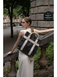 Abaco Skórzany plecak "Gao" w kolorze czarnym - 37 x 37 x 9 cm rozmiar: onesize. Czarne plecaki damskie Abaco, bez wzorów, z materiału. Za 356.61 zł.