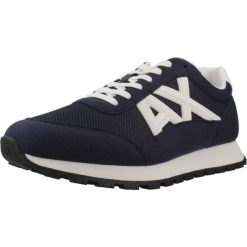 Buty ARMANI EXCHANGE XM001960 AF1938 Niebieski. Niebieskie buty trekkingowe męskie Armani Exchange, z syntetyku, bez zapięcia. Za 718.25 zł.