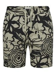 ONLY & SONS Szorty w kolorze czarno-beżowym rozmiar: XXL. Brązowe szorty męskie Only & Sons, bez wzorów, z bawełny. Za 70.24 zł.