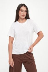 T-shirt lniany Pelota WEEKEND MAX MARA. T-shirty damskie Weekend Max Mara, s, bez wzorów, ze lnu, bez kołnierzyka. Za 609.00 zł.