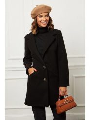 L'armoire de Suzette Płaszcz przejściowy w kolorze czarnym rozmiar: 42. Czarne płaszcze damskie L'armoire de Suzette, l, bez wzorów, klasyczne. Za 198.95 zł.