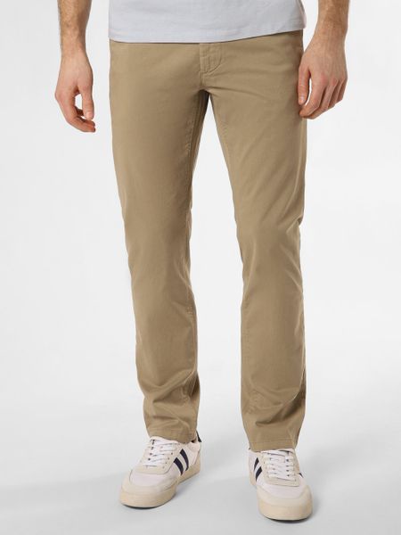 BOSS Orange Spodnie - Chino Slim Mężczyźni beżowy, 36-30. Brązowe spodnie materiałowe męskie Boss Orange, bez wzorów, klasyczne. Za 599.95 zł.